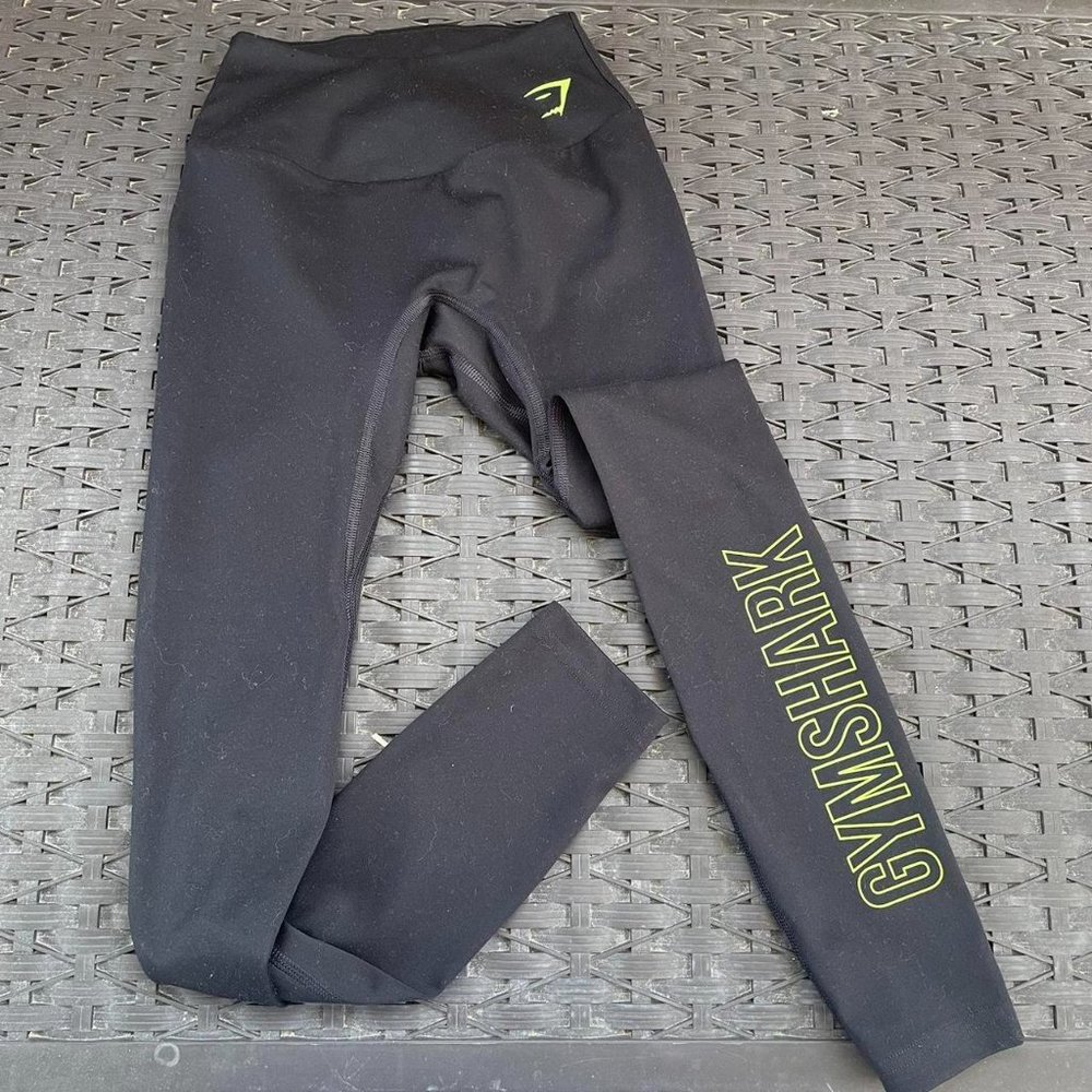 Gymshark Black Training Graphic Leggings